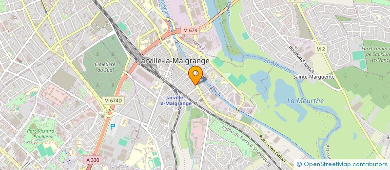localisation de l'entreprise SCM CABINET PARAMEDICAL à JARVILLE-LA-MALGRANGE