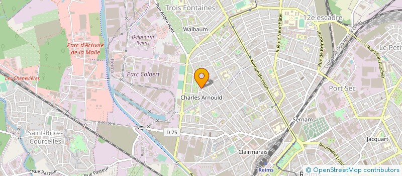 localisation de l'entreprise SCM CABINET PARAMEDICAL BROSSOLETTE à REIMS