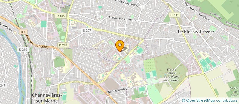 localisation de l'entreprise SCM CABINET PARAMEDICAL INFI SOINS à CHAMPIGNY-SUR-MARNE