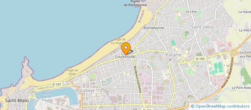 localisation de l'entreprise SCM CABINET PASTEUR à SAINT-MALO
