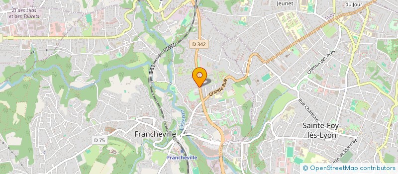 localisation de l'entreprise SCM CABINETS DENTAIRES DU CHATER  FRANCHEVILLE