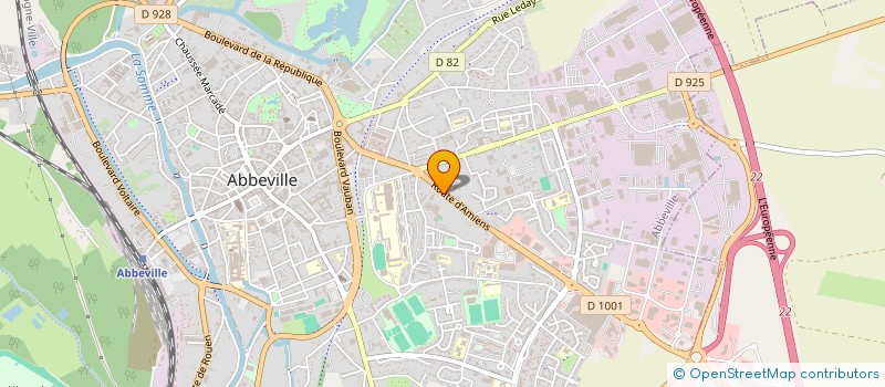 localisation de l'entreprise SCM CABINETS RADIODIAG PONTHIEU ET VIMEU à ABBEVILLE