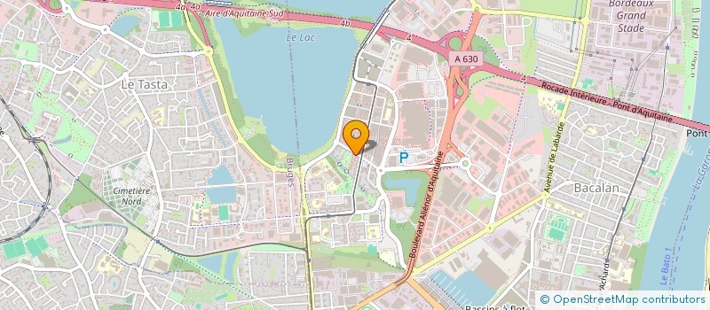 localisation de l'entreprise SCM CABTIS  BORDEAUX