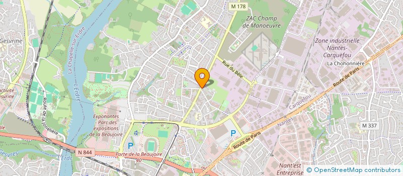 localisation de l'entreprise SCM CADUCEE44 à NANTES