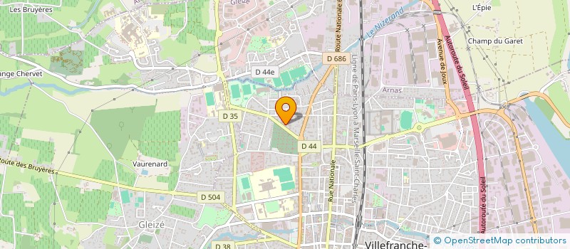 localisation de l'entreprise SCM CALADOISE à VILLEFRANCHE-SUR-SAONE