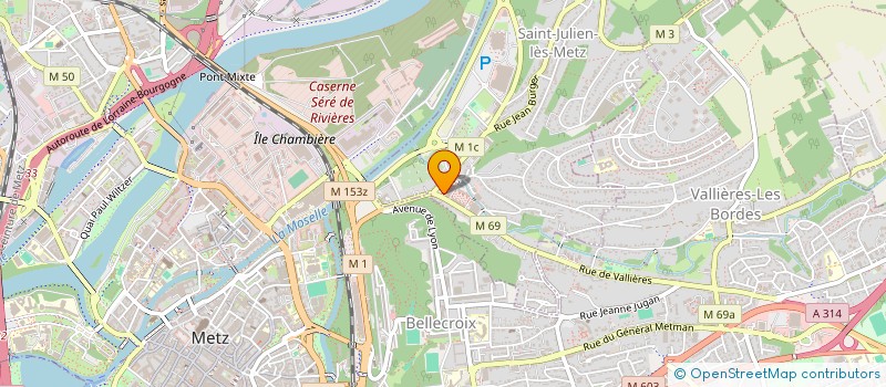 localisation de l'entreprise SCM CALLIOPE-ORPHEE  SAINT-JULIEN-LES-METZ