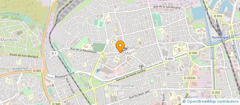 localisation de l'entreprise SCM CALMETTE à DUNKERQUE