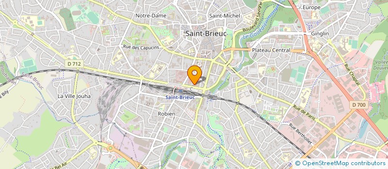 localisation de l'entreprise SCM CALMETTE à SAINT-BRIEUC