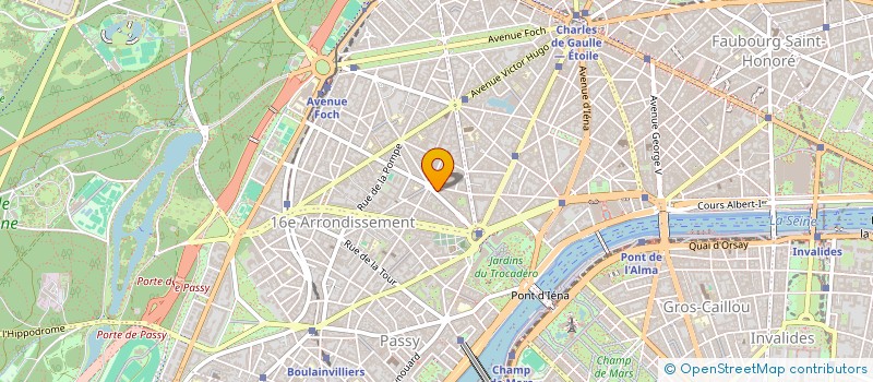 localisation de l'entreprise SCM CALVO ET AUFFRET DE PEYRELONGUE  PARIS