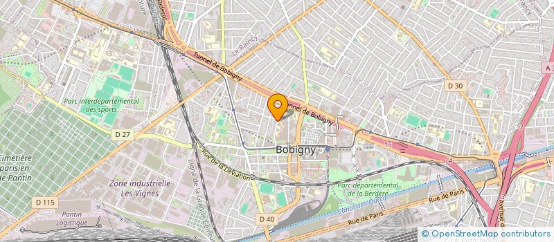 localisation de l'entreprise SCM CAMAX à BOBIGNY