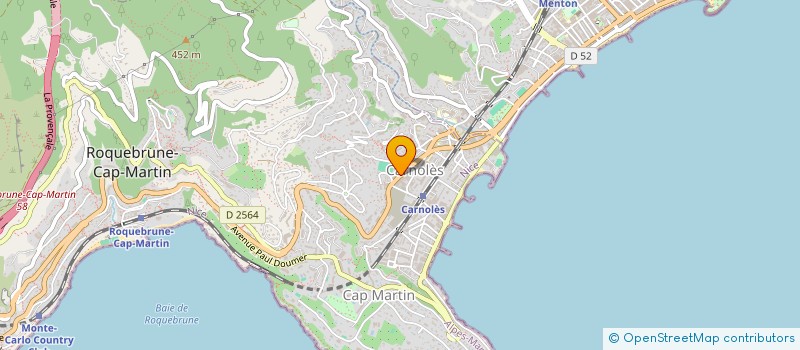 localisation de l'entreprise SCM CAMPANELLI BARBARET à ROQUEBRUNE-CAP-MARTIN