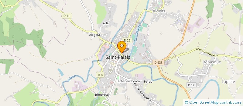 localisation de l'entreprise SCM CAMY LASSALLE  SAINT-PALAIS