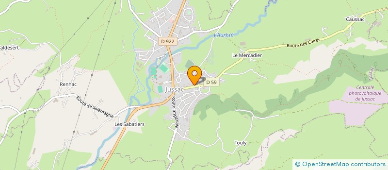 localisation de l'entreprise SCM CANCHES - BARTHELEMY - MALIGE à JUSSAC