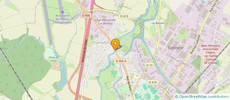 localisation de l'entreprise SCM CANTAUX-ROCHARD  CHAMPFORGEUIL