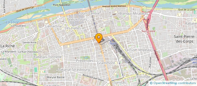 localisation de l'entreprise SCM CAP  TOURS