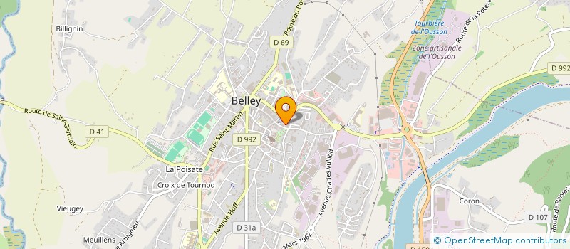 localisation de l'entreprise SCM CARABELLI  PRAT  BELLEY