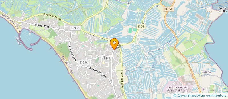 localisation de l'entreprise SCM CARANNE  L'EPINE