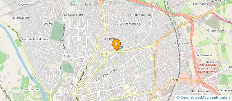 localisation de l'entreprise SCM CARDIO RABELAIS à BEZIERS