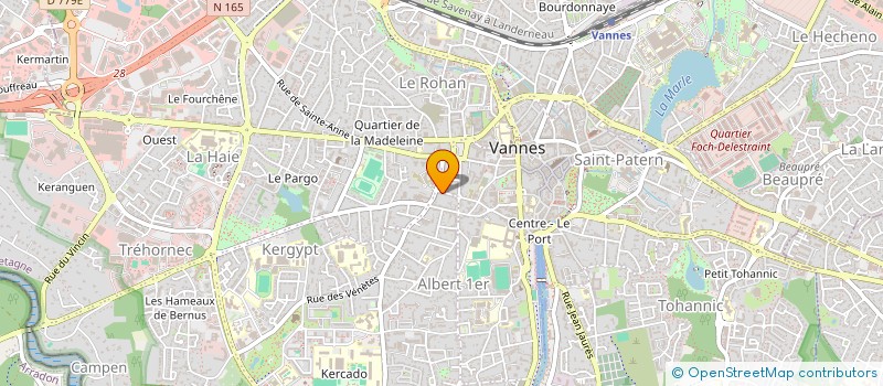localisation de l'entreprise SCM CARDIO RICHEMONT à VANNES