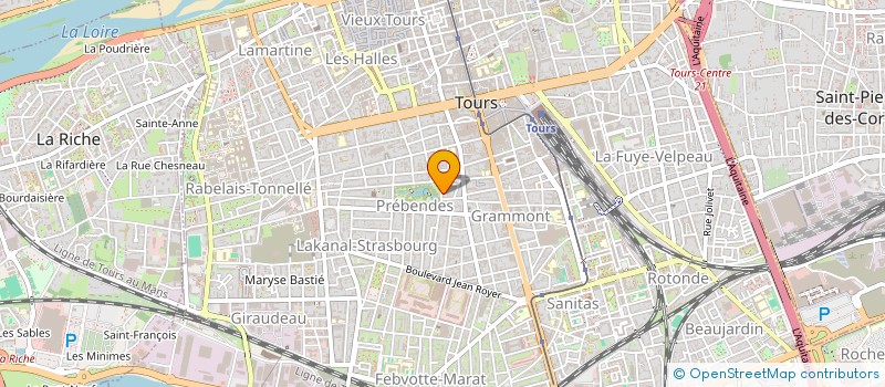 localisation de l'entreprise SCM CARDIO TOURS  TOURS