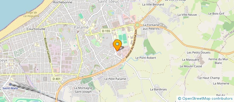 localisation de l'entreprise SCM CARDIO-VASCULAIRE EMERAUDE à SAINT-MALO