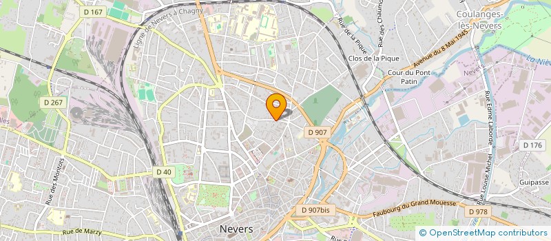 localisation de l'entreprise SCM CARDIOLOGIE DES CHAUVELLES à NEVERS