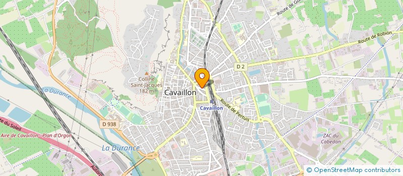 localisation de l'entreprise SCM CARDIORHUMATO BRUNET GIRAUD GOURCUFF à CAVAILLON