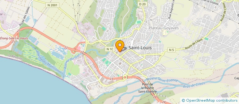 localisation de l'entreprise SCM CARDIOS MVJ à SAINT-LOUIS