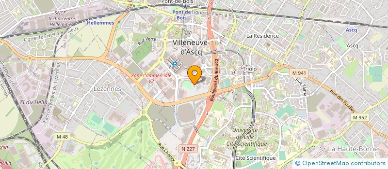 localisation de l'entreprise SCM CARDIOVAUBAN à VILLENEUVE-D'ASCQ