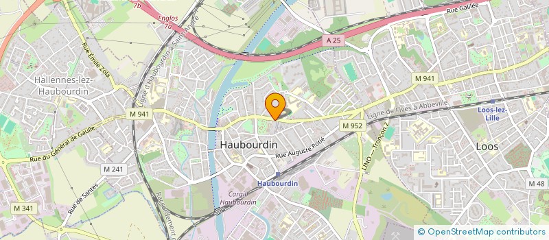 localisation de l'entreprise SCM CARNOT - SOCIETE CIVILE DE MOYENS DES DOCTEURS DELOBELLE - DENEUX - DUBOIS - TISSANDIER  HAUBOURDIN