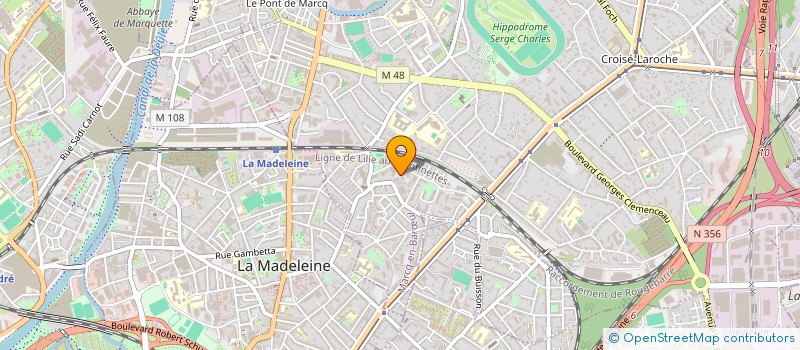 localisation de l'entreprise SCM CARRE D'A à VILLENEUVE-D'ASCQ
