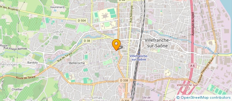 localisation de l'entreprise SCM CARRON GRIGNARD à VILLEFRANCHE-SUR-SAONE