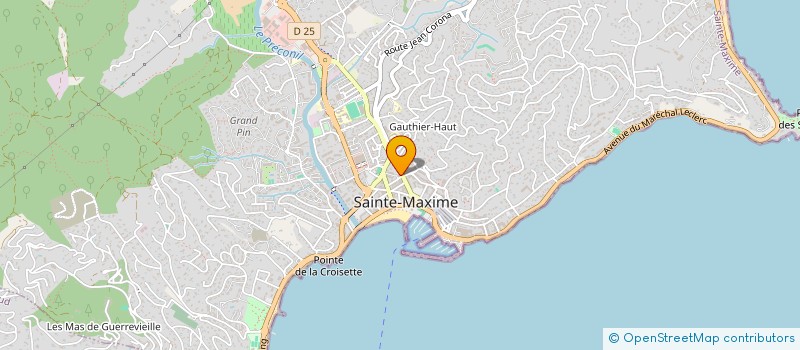 localisation de l'entreprise SCM CASA DEL MAR à SAINTE-MAXIME