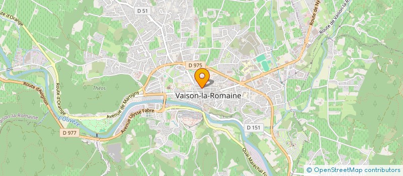 localisation de l'entreprise SCM CASANOVA CHAUVIN  VAISON-LA-ROMAINE