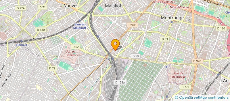 localisation de l'entreprise SCM CASTETS GENEAU  MONTROUGE