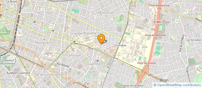 localisation de l'entreprise SCM CATON CHAMBAT DUBERNARD WALCH  LYON