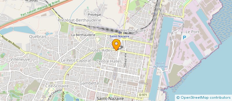 localisation de l'entreprise SCM CAUCHET MAURY MONNIER  SAINT-NAZAIRE