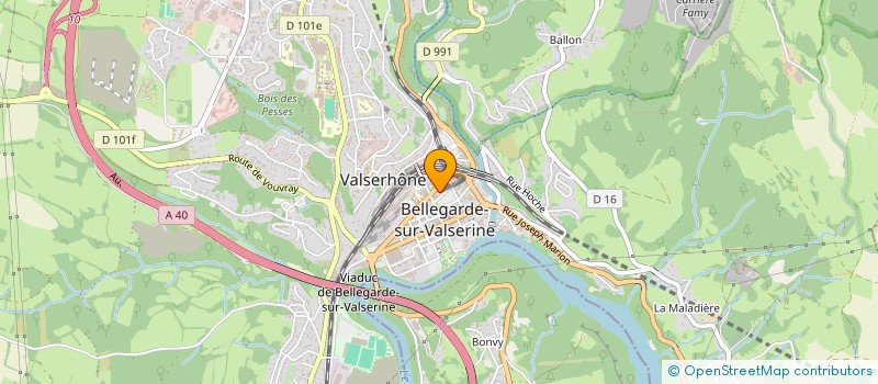 localisation de l'entreprise SCM CAVAMA à VALSERHONE