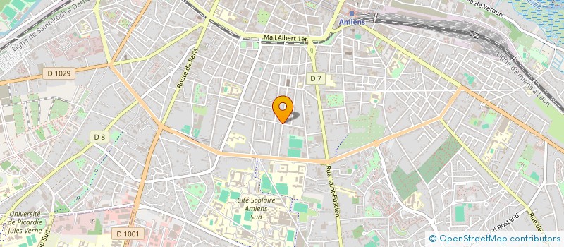 localisation de l'entreprise SCM CBT MEDICAL DOCTEUR CARLIER à AMIENS