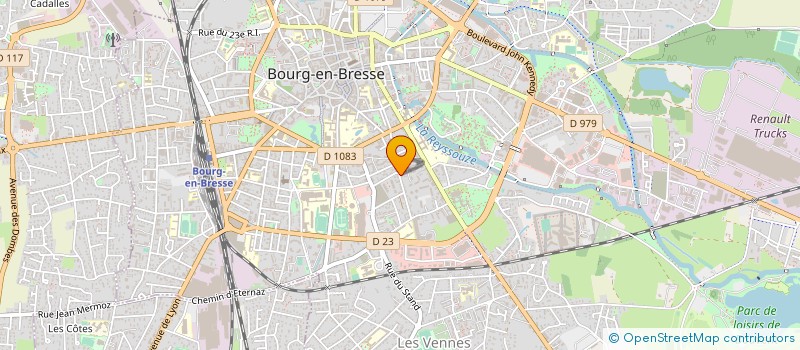 localisation de l'entreprise SCM CDO à BOURG-EN-BRESSE