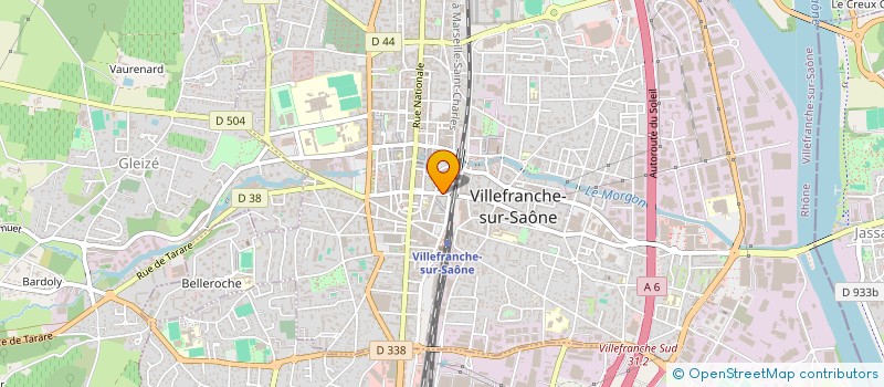 localisation de l'entreprise SCM CDVH à VILLEFRANCHE-SUR-SAONE