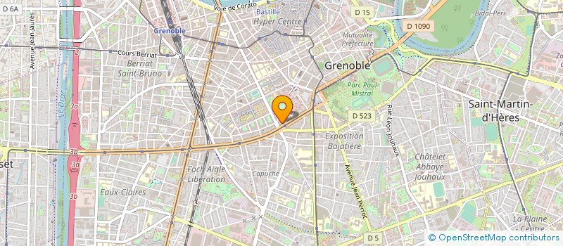 localisation de l'entreprise SCM CENT DI MAGERIE MEDI GUSTAVE RIVET  GRENOBLE