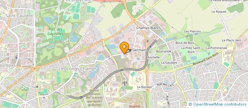 localisation de l'entreprise SCM CENTRE ARMORICAIN DU DOS à CESSON-SEVIGNE
