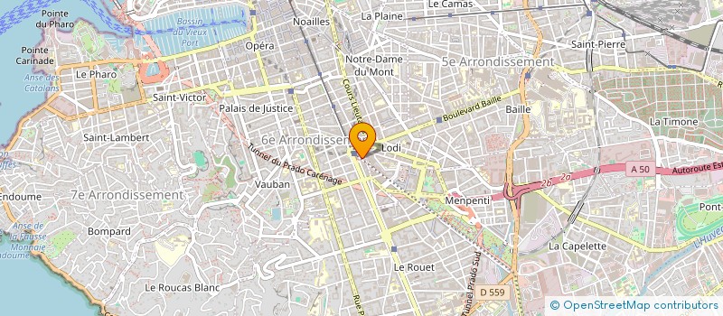 localisation de l'entreprise SCM CENTRE CARDIO-VASCULAIRE CASTELLANE  MARSEILLE