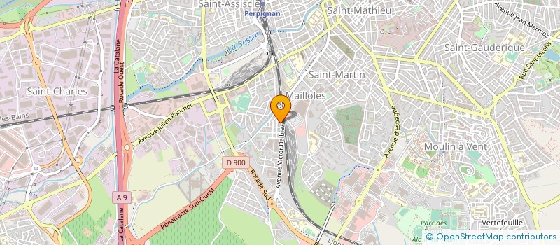 localisation de l'entreprise SCM CENTRE CHRYSA à PERPIGNAN