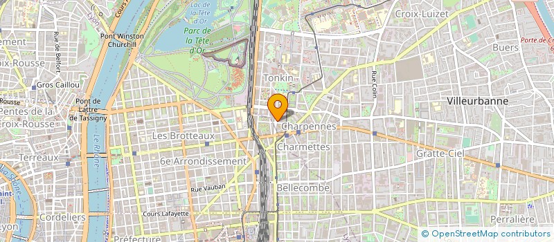 localisation de l'entreprise SCM CENTRE D'ABSORPTIOMETRIE OSSEUSE à VILLEURBANNE