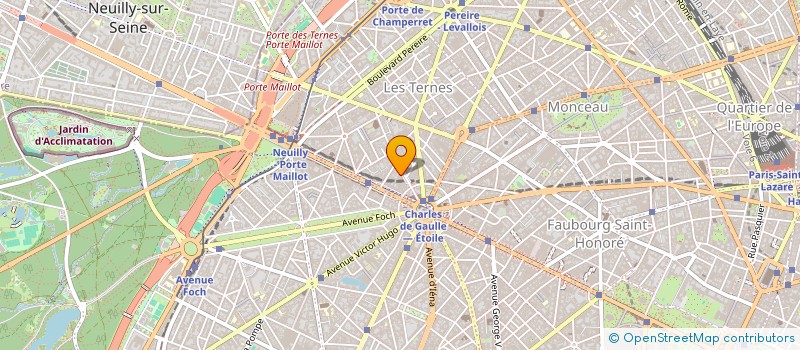 localisation de l'entreprise SCM CENTRE DE LA FEMME ET DE LA FERTILITE CARNOT  PARIS