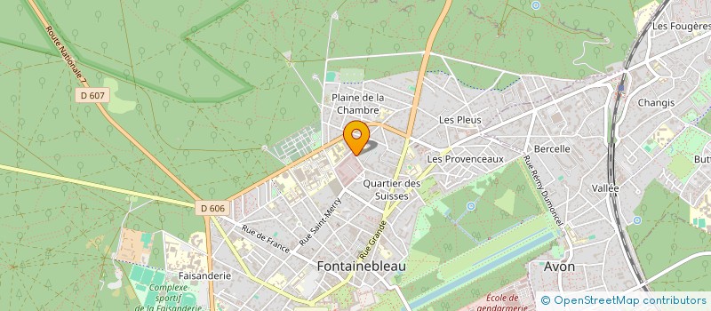 localisation de l'entreprise SCM CENTRE DE RADIOLOGIE  FONTAINEBLEAU