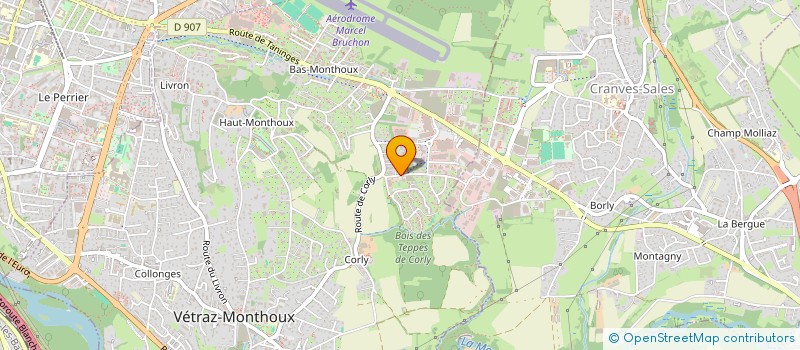 localisation de l'entreprise SCM CENTRE DE REEDUCATION ET DE BALNEOTHERAPIE DES ERABLES  VETRAZ-MONTHOUX