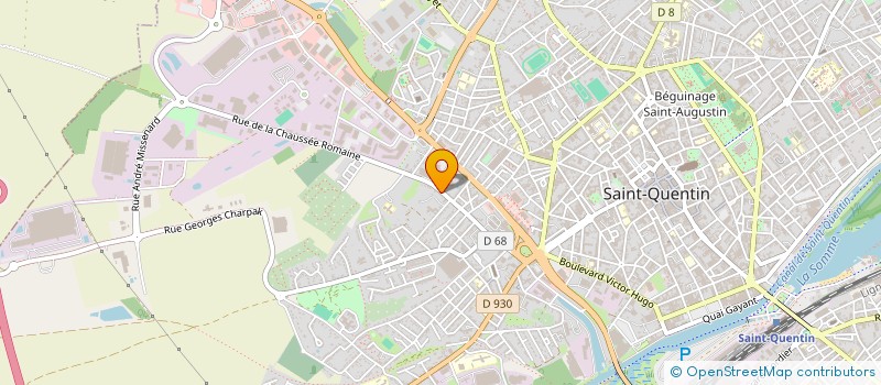 localisation de l'entreprise SCM CENTRE DE REEDUCATION SAINT MARTIN à SAINT-QUENTIN